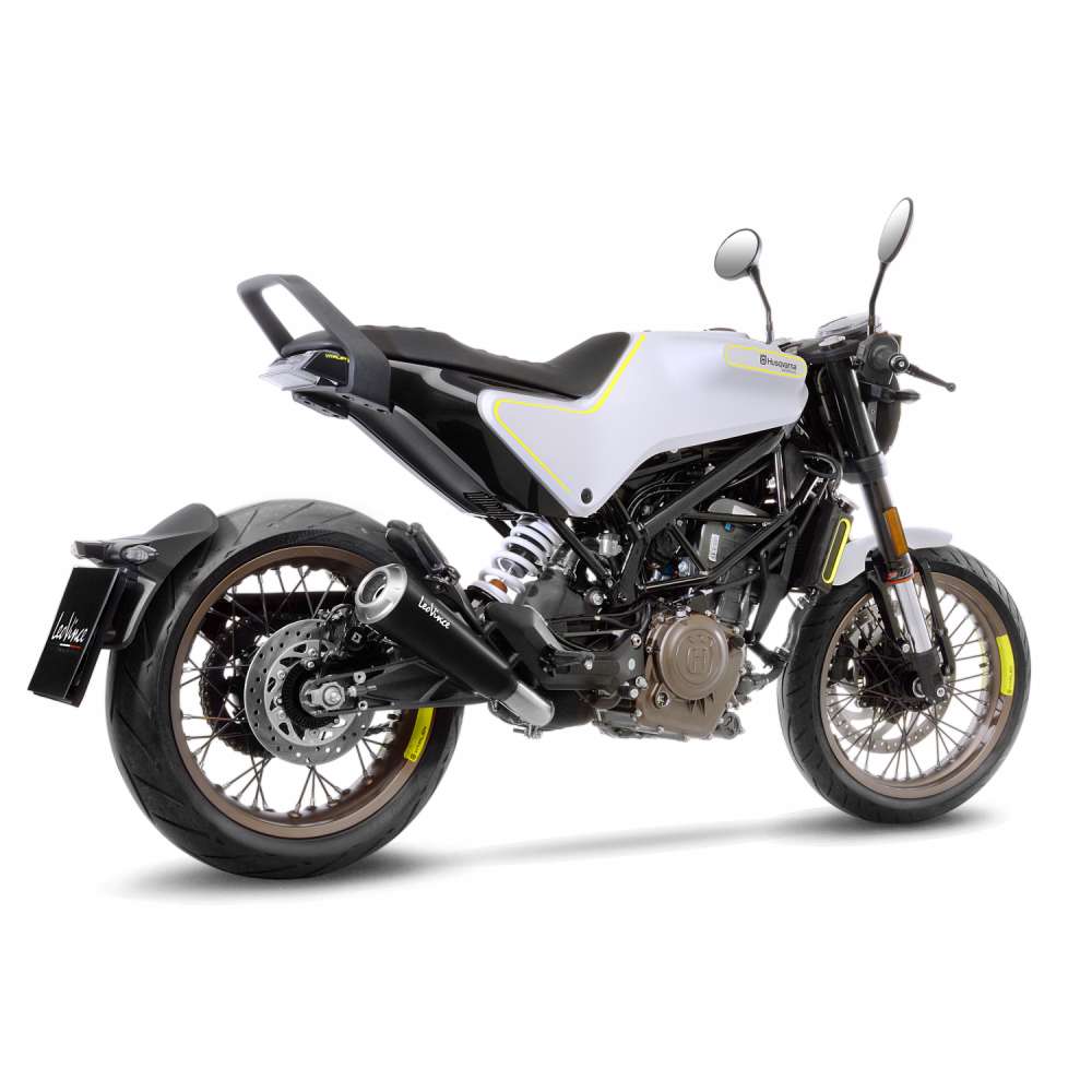 Leo Vince GP One Stainless Steel | Slip-on Exhaust For Husqvarna Svartpilen 401/Vitpilen 401 '18 -19