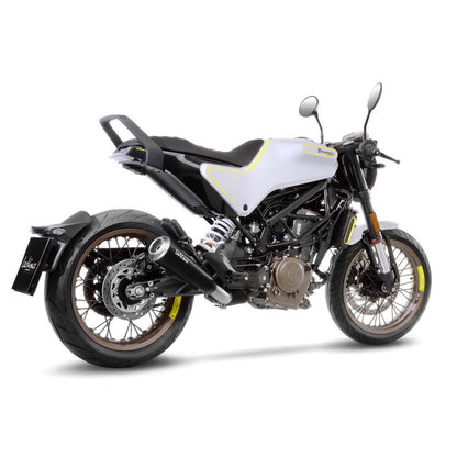 Leo Vince GP One Stainless Steel | Slip-on Exhaust For Husqvarna Svartpilen 401/Vitpilen 401 '18 -19
