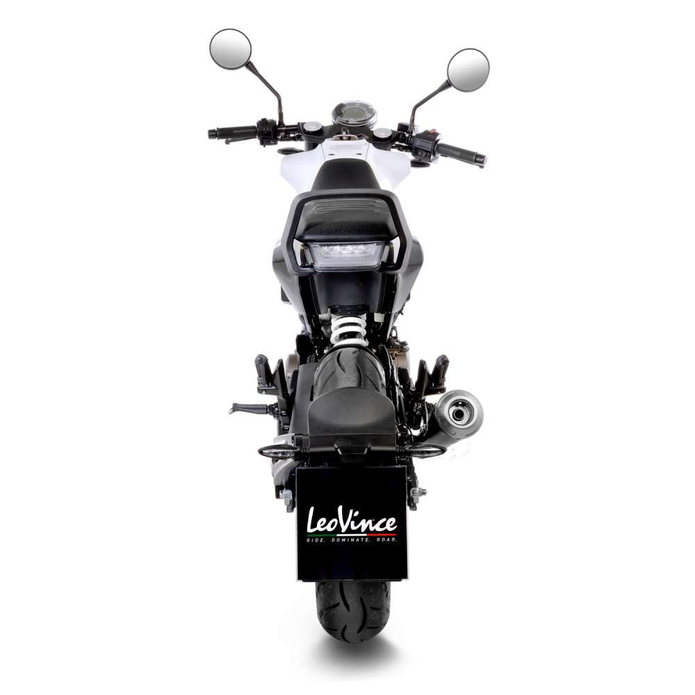 Leo Vince GP One Stainless Steel | Slip-on Exhaust For Husqvarna Svartpilen 401/Vitpilen 401 '18 -19
