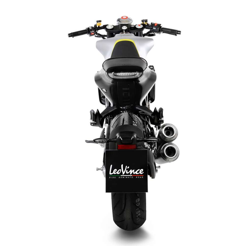 Leo Vince GP Duals Stainless Steel | Slip-on Exhaust For Husqvarna Vitpilen 701 '18 -19
