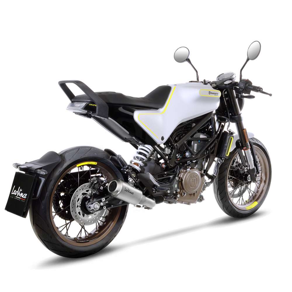 Leo Vince LV-10 Stainless Steel | Slip-on Exhaust For Husqvarna Svartpilen 401/Vitpilen 401 '18 -19