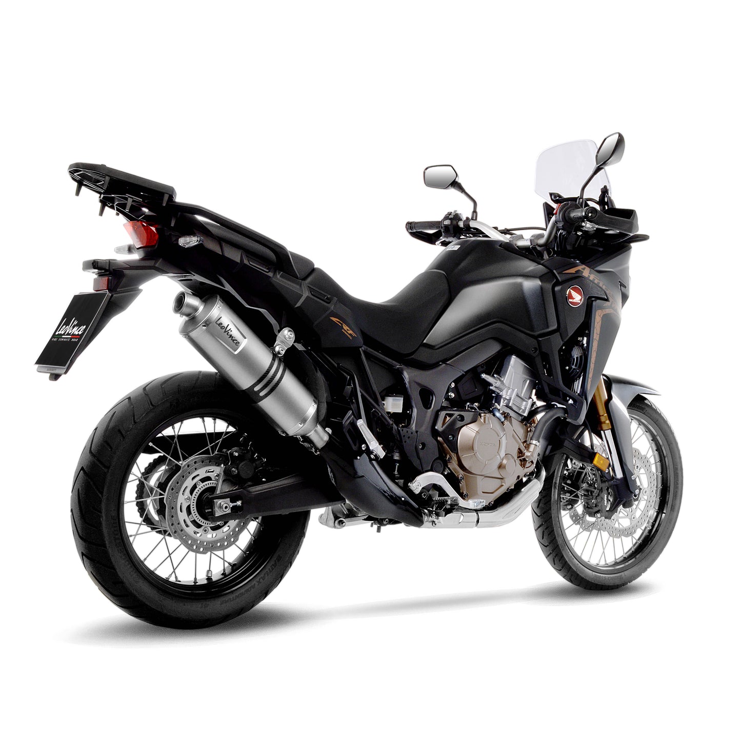 Leo Vince LV One Evo Stainless Steel | Slip-On Exhaust For Honda CRF1000L AFRICA TWIN '16-19, CRF1000L AFRICA TWIN ADVENTURE SPORTS '18-19