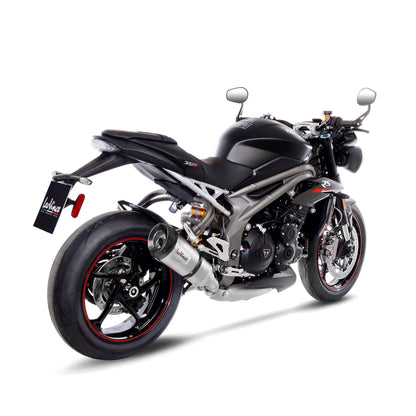 Leo Vince Factory S Stainless Steel | Slip-On Exhaust For Triumph Speed Triple 1050 RS/S '18-19