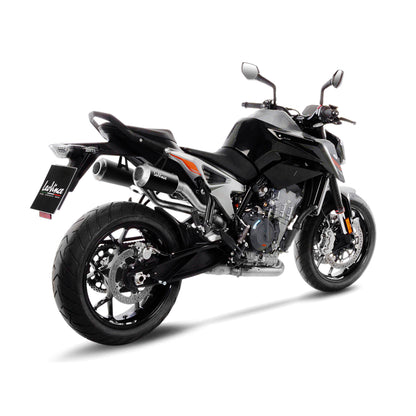 Leo Vince LV-10 Black Edition Stainless Steel | 2 Slip-On Exhaust For KTM 790 Duke '18-19