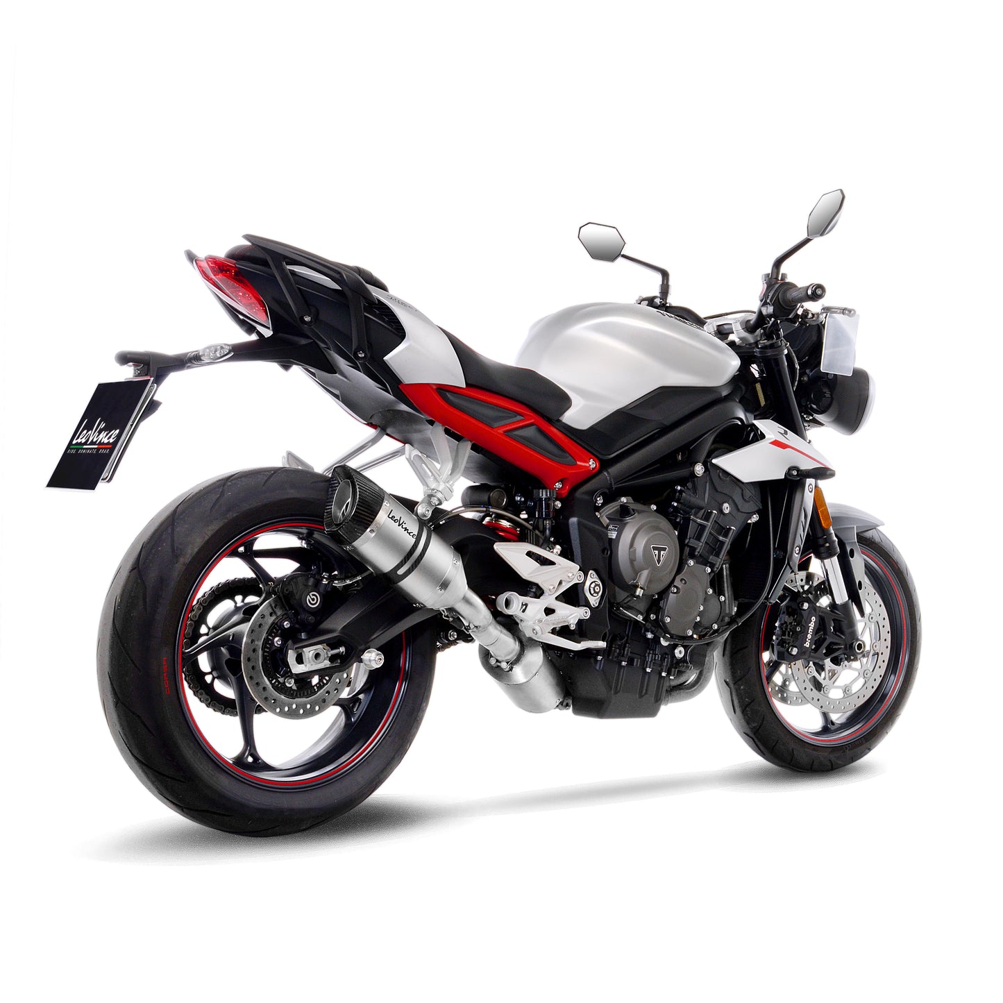 Leo Vince LV Pro Stainless Steel | Slip-On Exhaust For Triumph Triple 765 S/R/RS '17-19