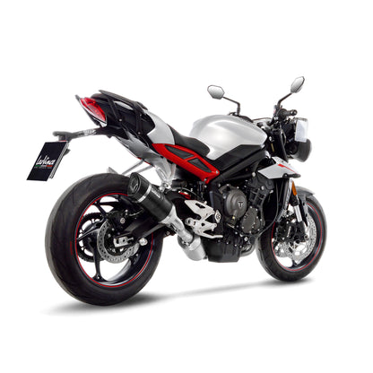 Leo Vince LV Pro Carbon Fiber | Slip-On Exhaust For Triumph Triple 765 S/R/RS '17-19