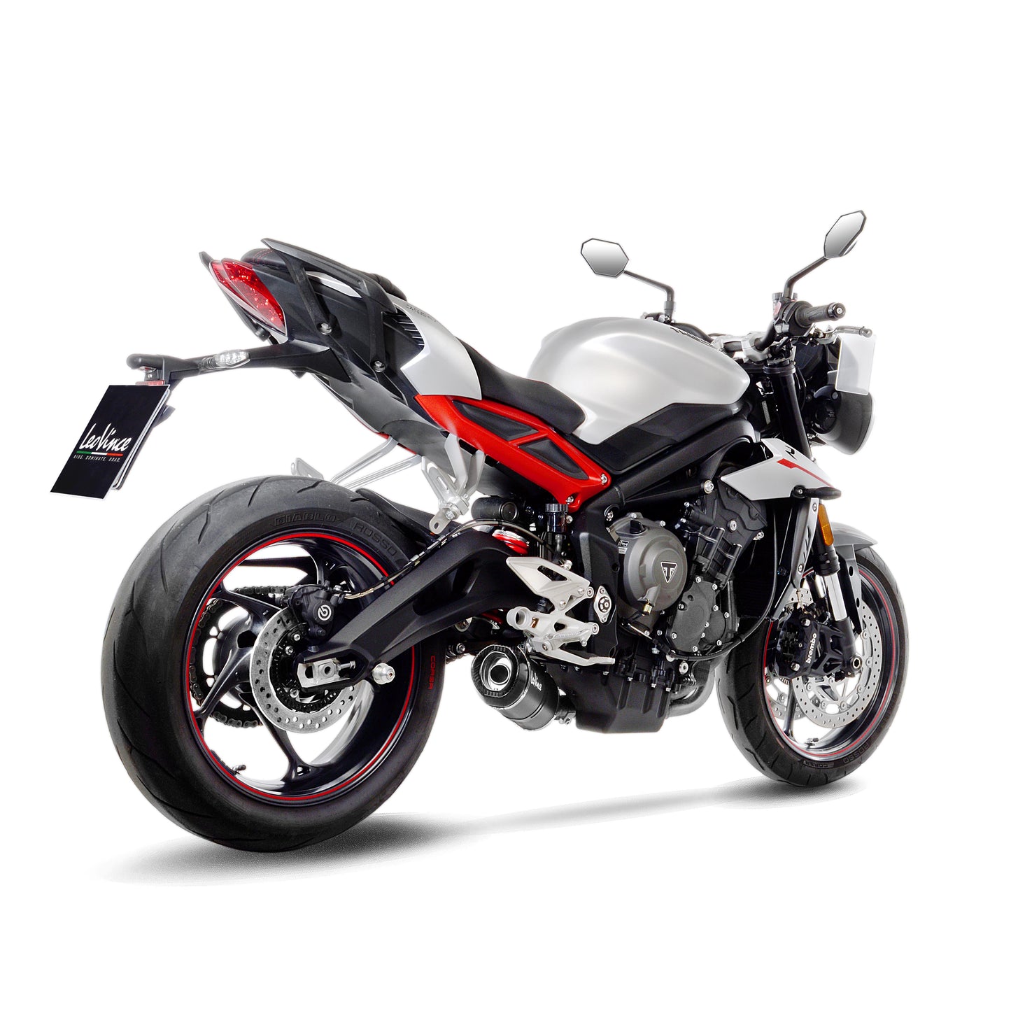 Leo Vince LV One Evo Carbon Fiber | Slip-On Exhaust For Triumph Triple 765 S/R/RS '17-19
