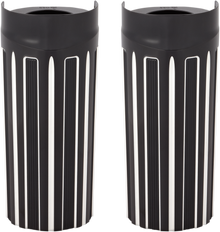 ARLEN NESS Fork Boot Covers - +2" - Black Anodized - 10-Gauge - FLHT 20-057
