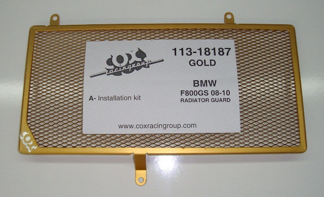 Cox Racing Radiator Guards for the BMW F800GS (08-13)