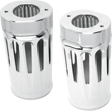 ARLEN NESS Fork Boot Covers - Chrome - Deep Cut - FLHTD 20-012