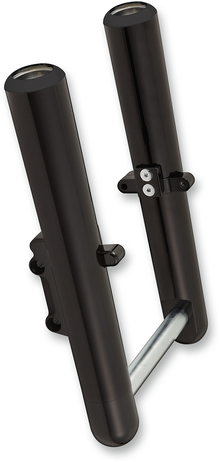 ARLEN NESS Fork Legs - Black Anodized - Hot Legs - Custom Single Disc - Smooth - '00-'07 06-523