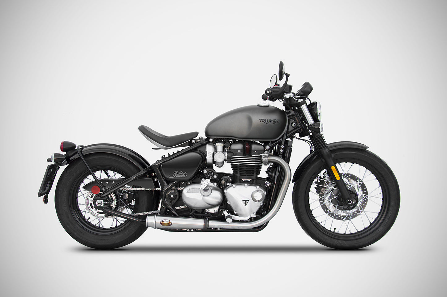 ZARD Low Stainless Slip-ons for Triumph Bobber 1200 (2016+)