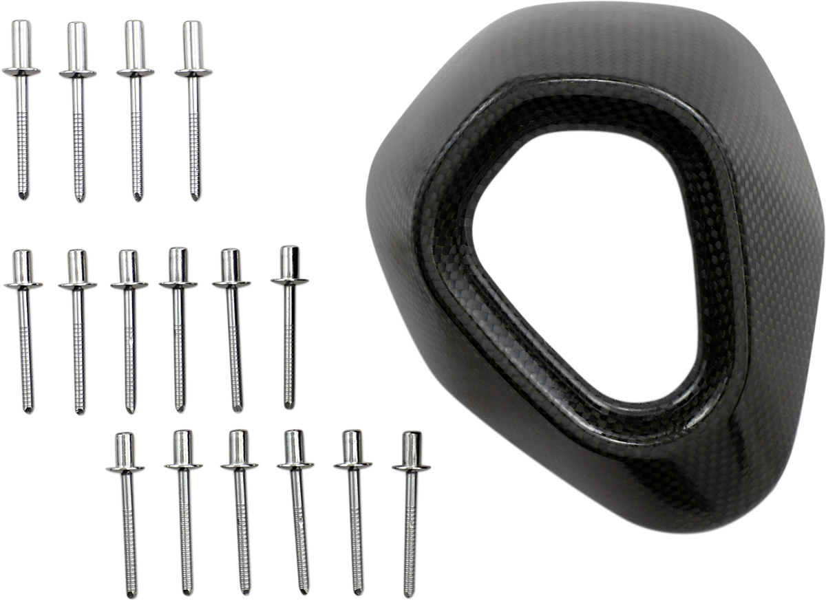 AKRAPOVIC End Cap - Carbon Fiber - EC120 V-EC120