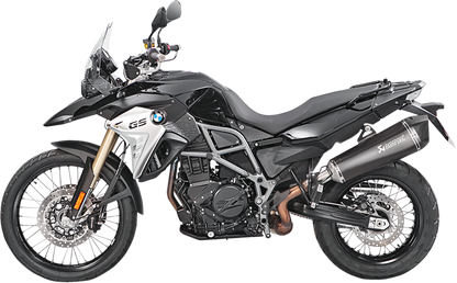 AKRAPOVIC Muffler - Titanium - Black S-B8SO6-HZAABL