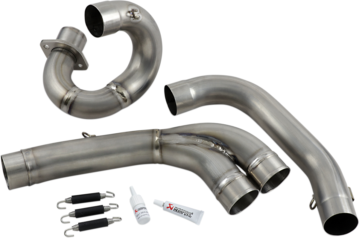 AKRAPOVIC Header - Titanium E-D12E5