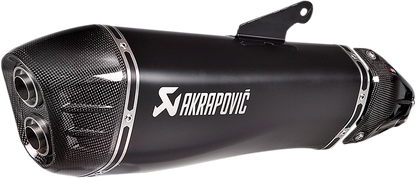 AKRAPOVIC Black Titanium Muffler - Ninja H2 SX S-K10SO21-HRAABL