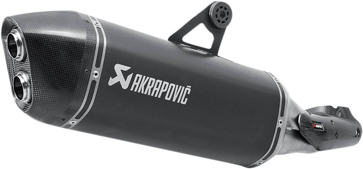 AKRAPOVIC Muffler - Black - R1200GS/Adventure S-B12SO10-HAABL