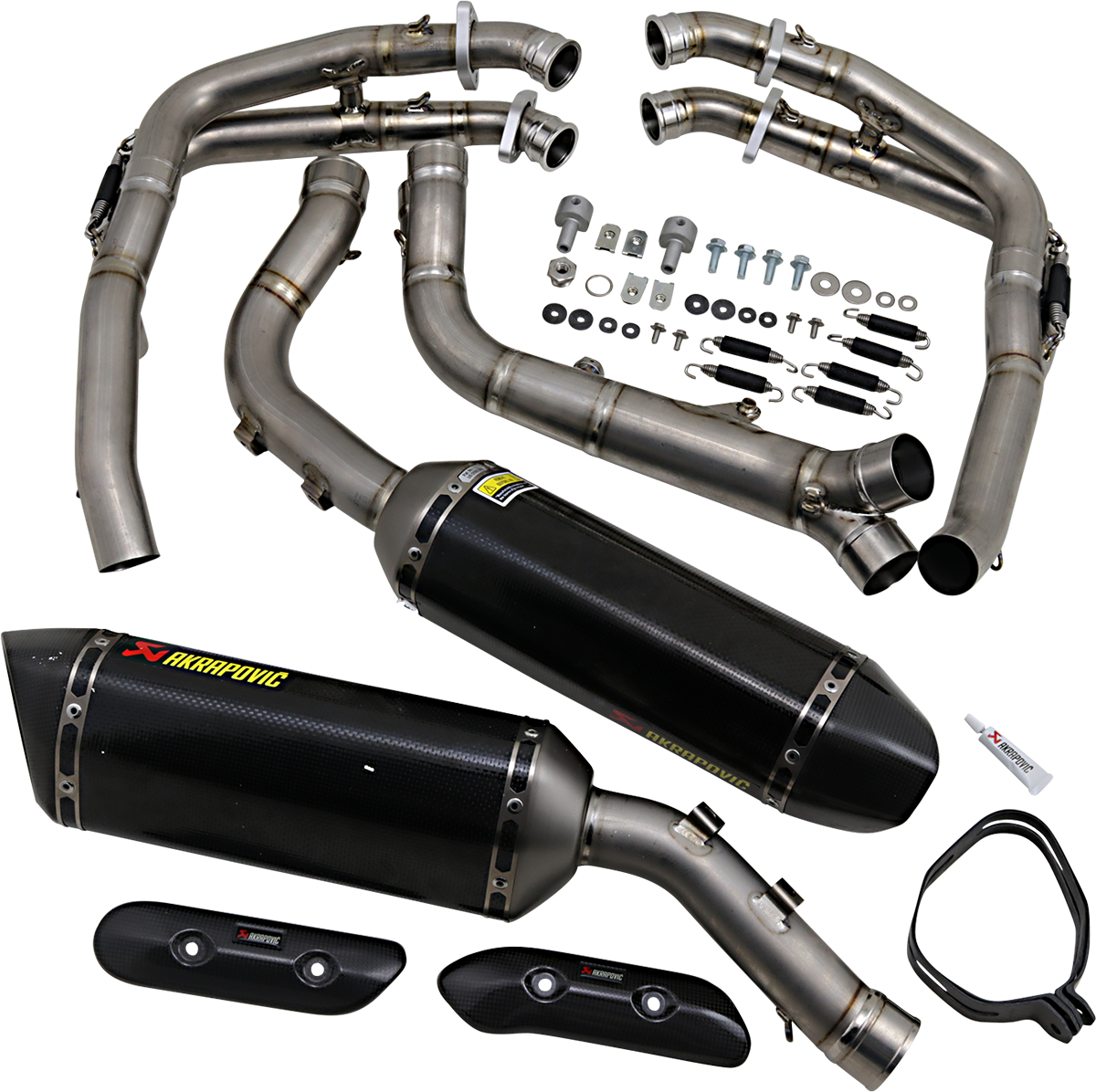 AKRAPOVIC Evolution Exhaust - Carbon Fiber - YZF-R1 S-Y10RFT10-ZC/2