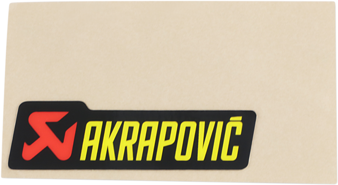 AKRAPOVIC Replacement Sticker P-HST4PO