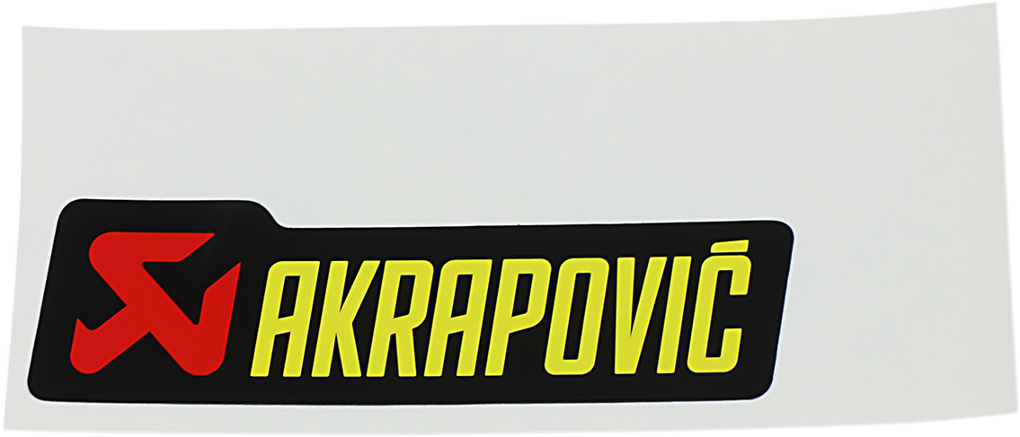 AKRAPOVIC Replacement Sticker P-HST12AL