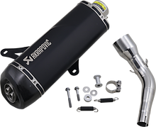 AKRAPOVIC Muffler - Black - Stainless Steel - GTS/GTV S-VE3SO9-HRSSBL