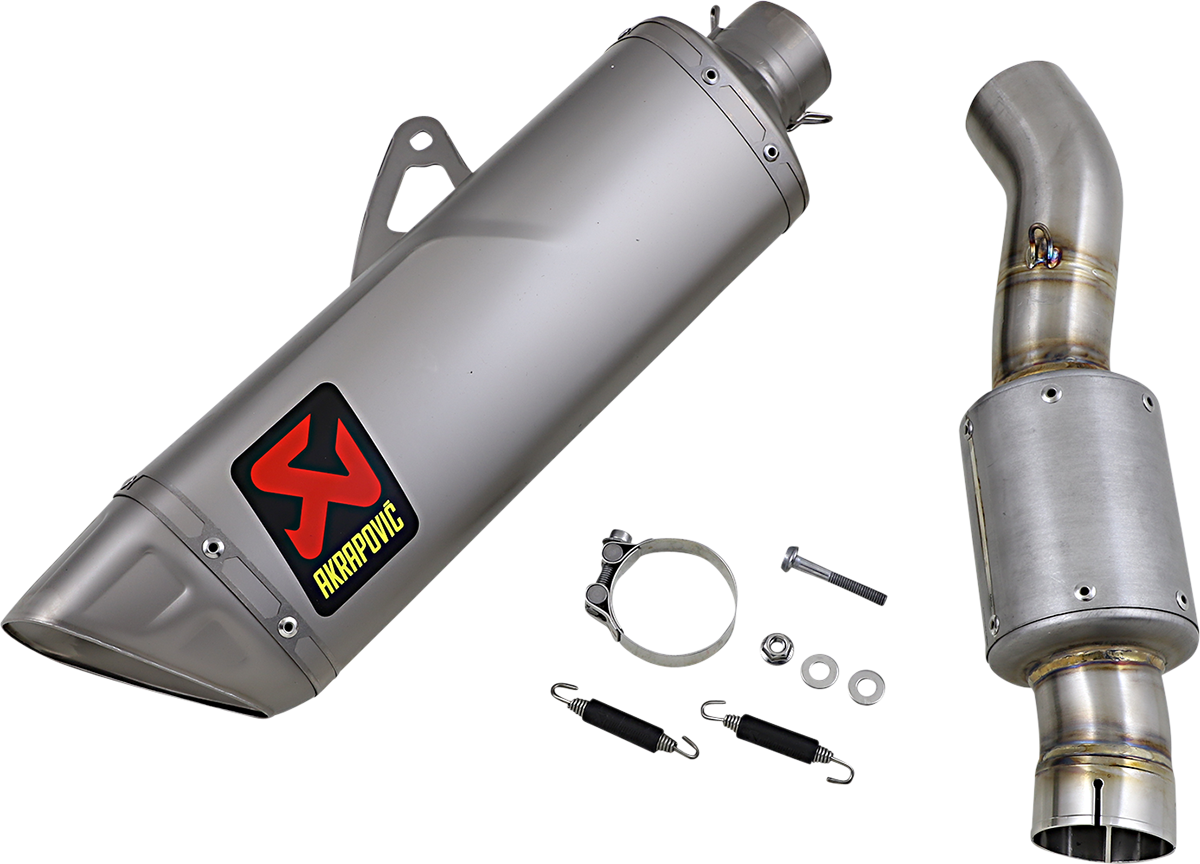 AKRAPOVIC Track Day Muffler - Titanium S-H10SO25-APLT/TD