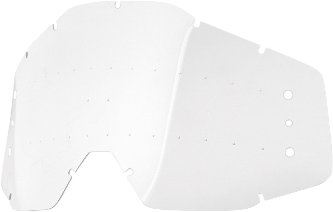 100% Speedlab Vision System Lens - with Holes - Clear 51021-010-01