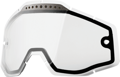 100% Accuri/Racecraft/Strata Lens - Vented - Dual Pane - Clear 59009-00001