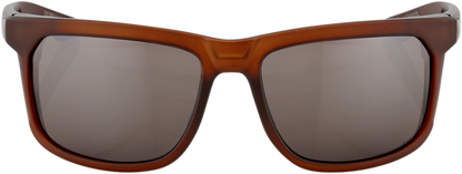 100% Hakan Sunglasses - Soft Tact Rootbeer - HiPER Silver Mirror Lens 61036-139-75