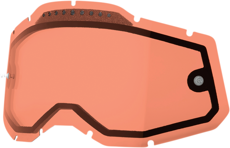 100% Accuri 2/Racecraft 2/Strata 2 Lens - Dual Pane - Vented - Rose 59082-00005
