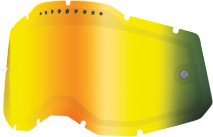 100% Accuri 2/Racecraft 2/Strata 2 Lens - Dual Pane - Vented - Gold Mirror 59083-00004