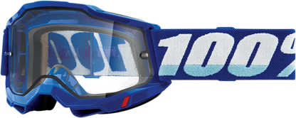 100% Accuri 2 Enduro Goggle - Dual Pane - Blue - Clear Lens 50015-00002