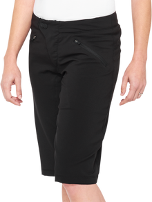 100% Women's Ridecamp Shorts - Black - Small 40037-00000