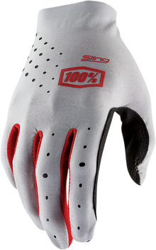 100% Sling MX Gloves - Gray - Small 10023-00015
