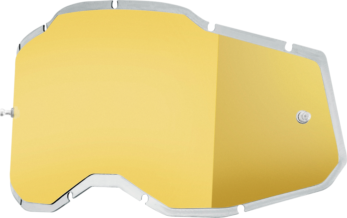 100% Accuri 2/Racecraft 2/Strata 2 Lens - Injected - Gold Mirror 59091-00004