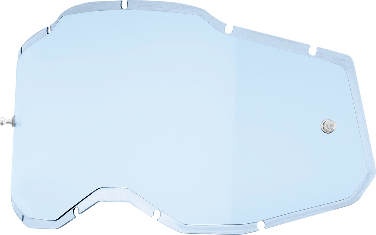 100% Accuri 2/Racecraft 2/Strata 2 Lens - Injected - Blue 59090-00002