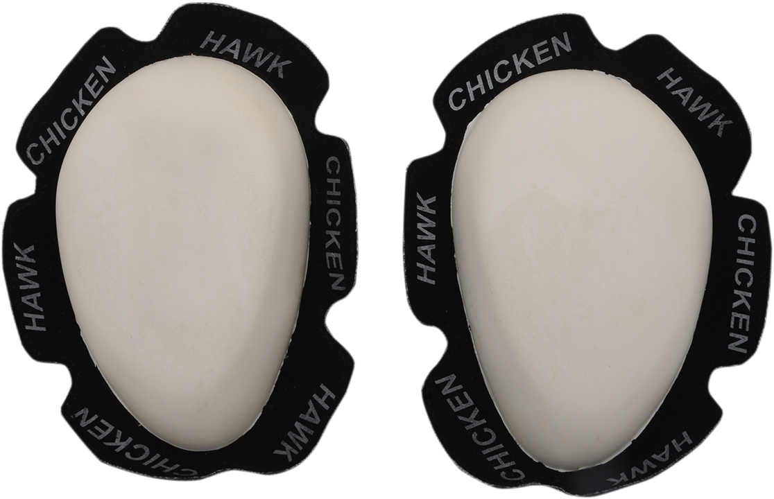 CHICKEN HAWK RACING Knee Sliders - White KS-WHT