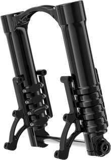 ARLEN NESS Fork Legs - 49 mm - Black Anodized - For Custom Radial Mount Brake Caliper 120-003