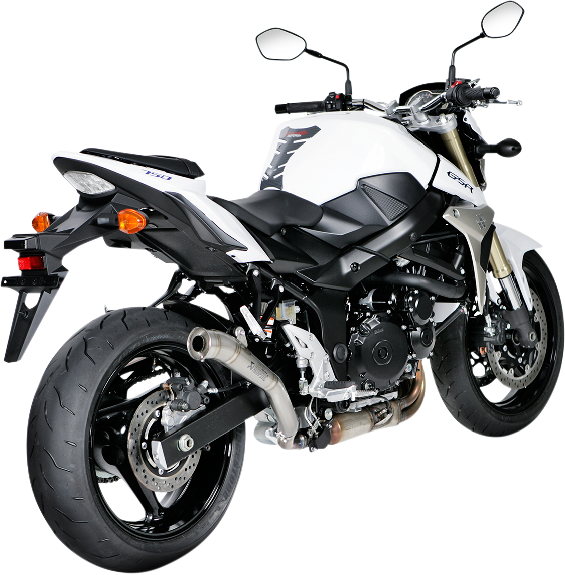 AKRAPOVIC Megaphone Muffler - Titanium SM-S7SO1T