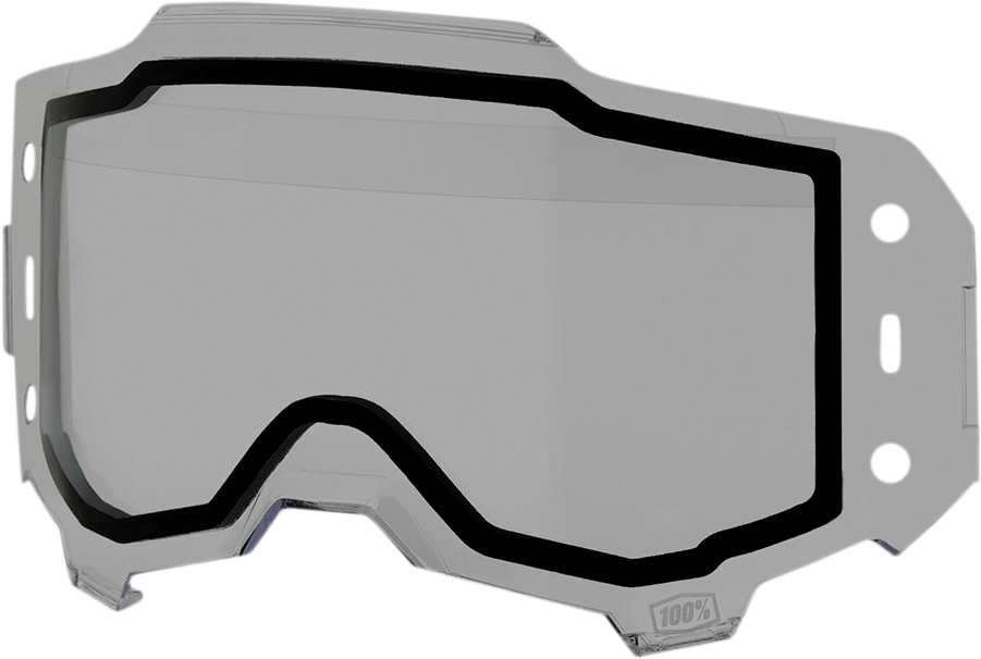 100% Armega Forecast Lens - Dual Pane - Smoke 59064-00002