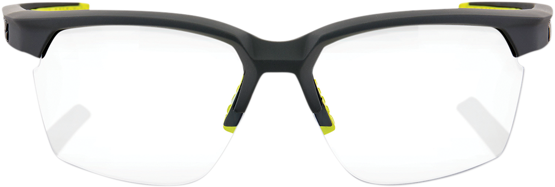 100% Sportcoupe Sunglasses - Soft Tact Cool Gray - Photochromic Lens 61020-188-77