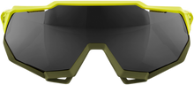 100% Speedtrap Sunglasses - Soft Tact Banana - Black Mirror Lens 61023-004-61