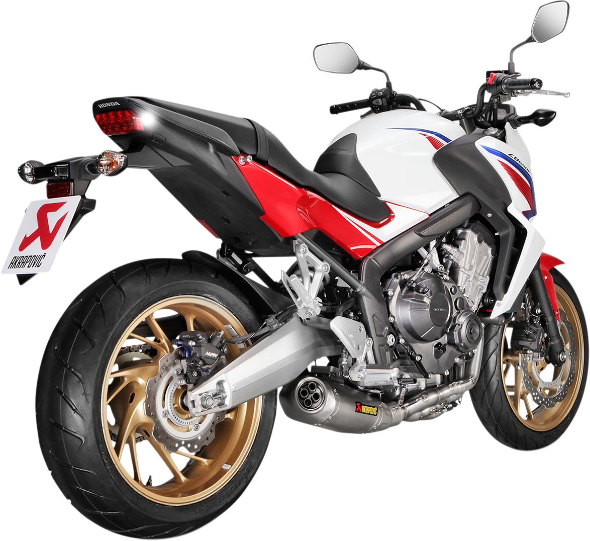 AKRAPOVIC Race Exhaust - Titanium S-H6R12-HAFT