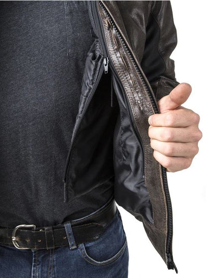 Helite Leather Airbag Jacket