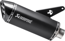 AKRAPOVIC Slip-On Line Muffler - Titanium - Black S-D8SO2-HRBL