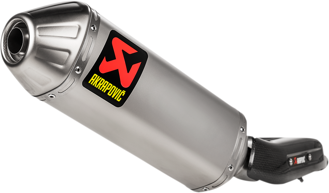 AKRAPOVIC Slip-On Line Muffler - Titanium - Tenere 700 S-Y7SO2-HFTT