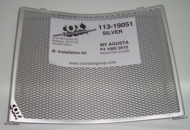 Cox Racing Radiator Guards for the MV Agusta F4 / R / RR / RC / LH44 (2010+) and Brutale / Rush 1000