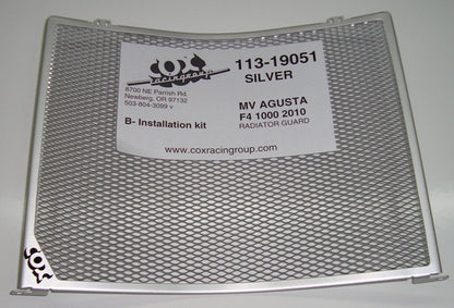 Cox Racing Radiator Guards for the MV Agusta F4 / R / RR / RC / LH44 (2010+) and Brutale / Rush 1000