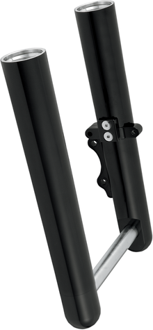 ARLEN NESS Fork Legs - Black Anodized - Hot Legs - Custom Single Disc - Smooth 40-511