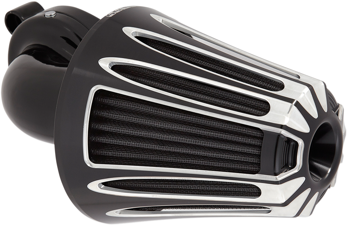 ARLEN NESS Monster Sucker Air Cleaner Cover - Deep-Cut - Black 81-102